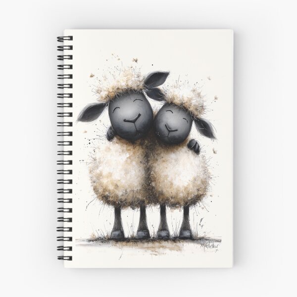 Item preview, Gorgeous Valaise Blacknose Sheep ' Sheep Hugs’ BY SHiRLeY MacARTHuR designed and sold by Shirley MacArthur Art.