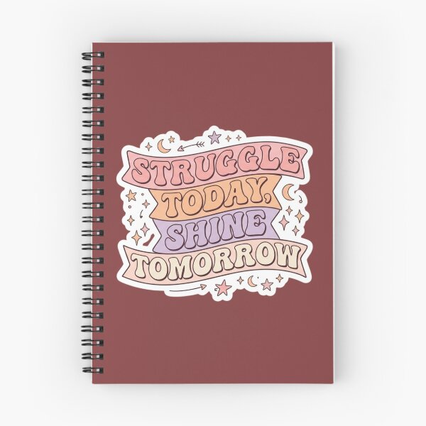 Item preview, Struggle Today Shine Tomorrow Cute Retro Pastel Motivational designed and sold by Amituniqdesign .
