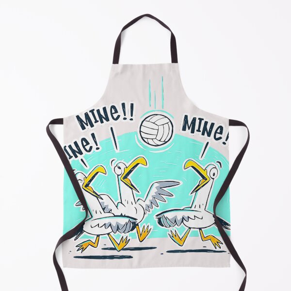 Item preview, Mine! Mine! Mine!? Seagull Volleyball Player Funny Beach Meme designed and sold by CharlieConon.