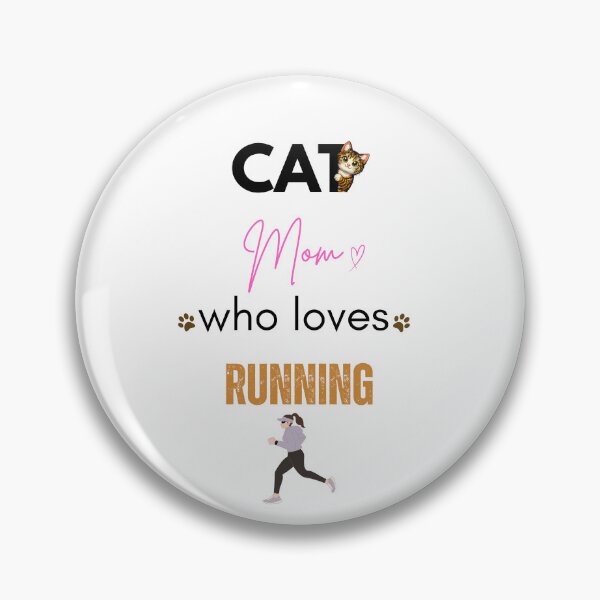 Item preview, Cat Mom Who Loves Running designed and sold by PawFitt.