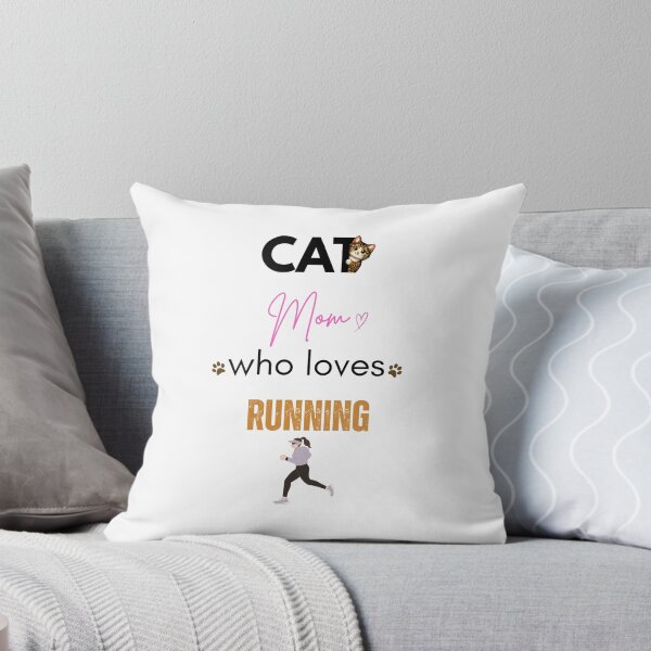 Item preview, Cat Mom Who Loves Running designed and sold by PawFitt.