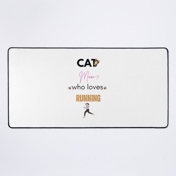 Item preview, Cat Mom Who Loves Running designed and sold by PawFitt.