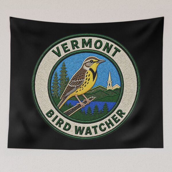 Item preview, Vermont Bird Watcher – Eastern Meadowlark Patch designed and sold by The-Drip-Studio.