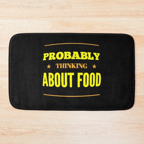 Item preview, Probably Thinking About Food Funny Foodie T-Shirt designed and sold by AstronautMerch.