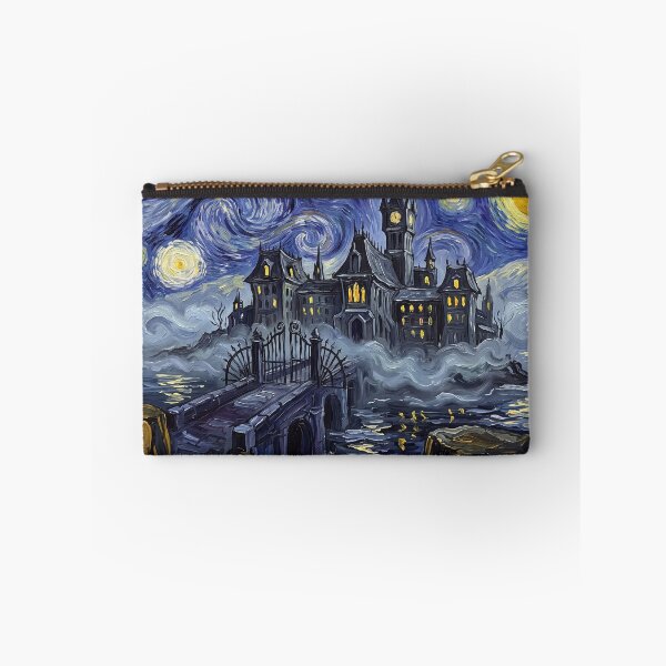 Item preview, Arkham Asylum Starry Night Comic Landscape designed and sold by Bad-Decisions-Designs.