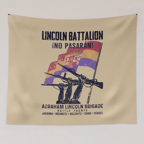 Item preview, Lincoln Battalion Brigade Spanish Civil War designed and sold by Lidra Zehcnas.