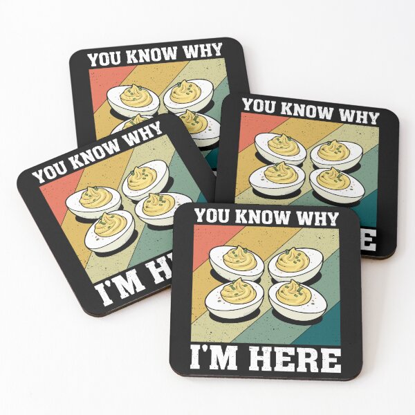 Item preview, You Know Why I'm Here Deviled Egg Thanksgiving designed and sold by ShirTomDesigns.