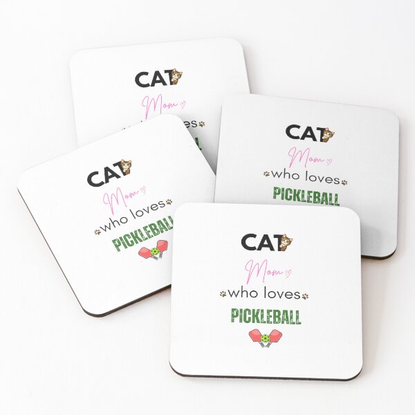 Item preview, Cat Mom Who Loves Pickleball designed and sold by PawFitt.