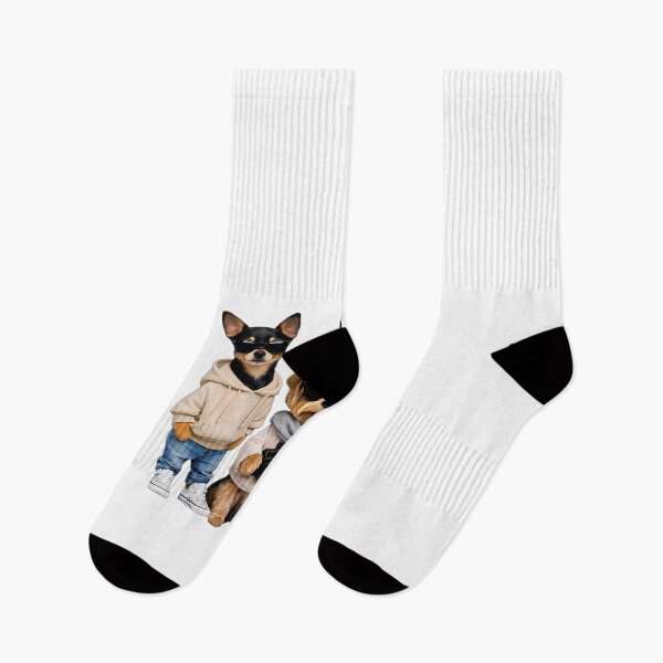 Item preview, Fashionable dogs in stylish outfits designed and sold by Agnisherl.