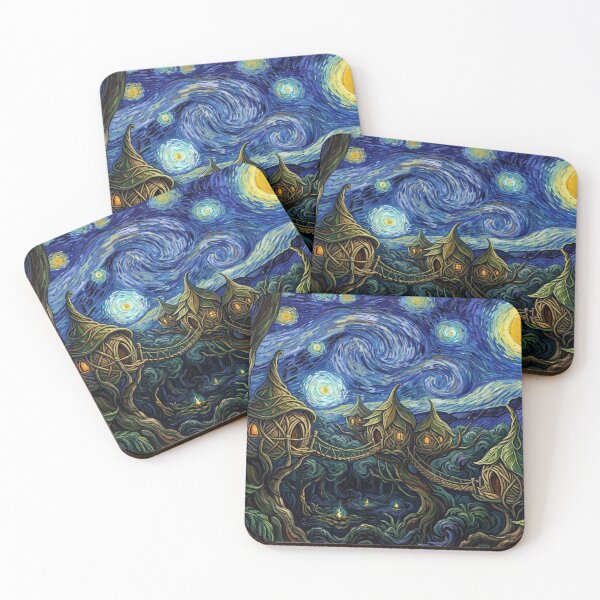 Item preview, Loompaland Starry Night Movie Landscape designed and sold by Bad-Decisions-Designs.