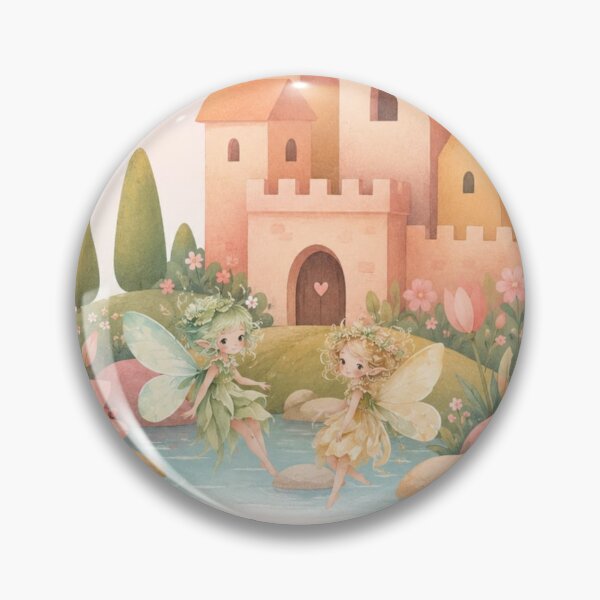 Item preview, Believe in the Magic Fairy Castle Fantasy Art designed and sold by itxelaraStudio.