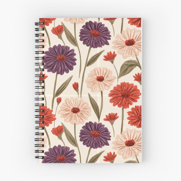Item preview, Blooming Zinnia Flower - Tropical Flower Pattern - Gifts For Couples designed and sold by RoyalStarsPatts.