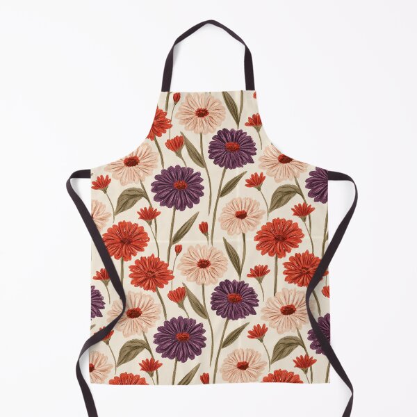 Item preview, Blooming Zinnia Flower - Tropical Flower Pattern - Gifts For Couples designed and sold by RoyalStarsPatts.