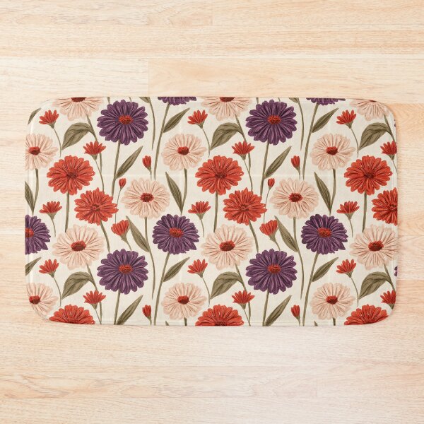 Item preview, Blooming Zinnia Flower - Tropical Flower Pattern - Gifts For Couples designed and sold by RoyalStarsPatts.