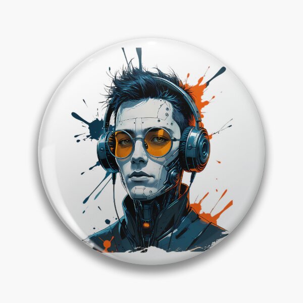 Item preview, Cyberpunk Cyborg DJ designed and sold by Structure-Blue.