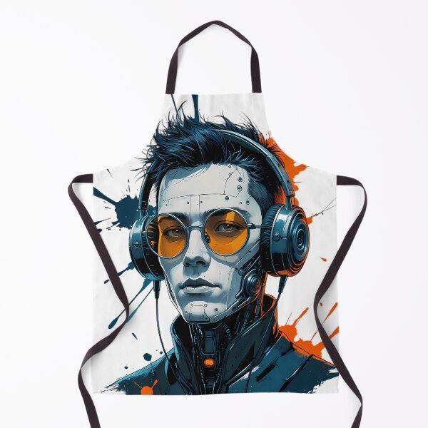 Item preview, Cyberpunk Cyborg DJ designed and sold by Structure-Blue.