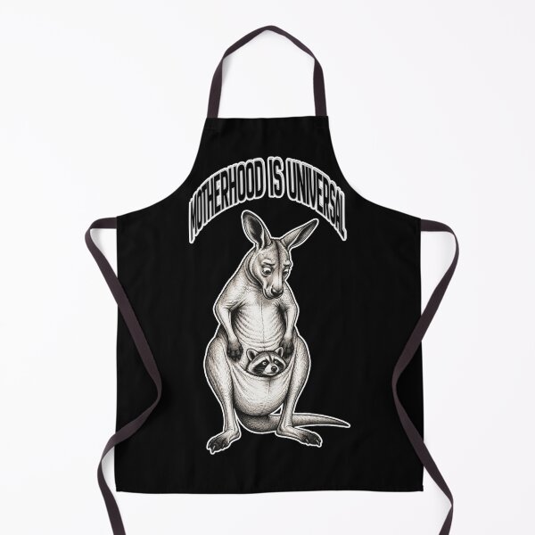 Item preview, Motherhood Is Universal - Funny Kangaroo & Raccoon Motherhood Humor designed and sold by tellia-kallisto.