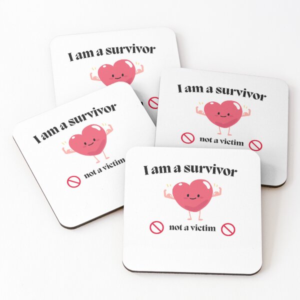 Item preview, I am a survivor not a victim design designed and sold by Studio Chic by Rooh.
