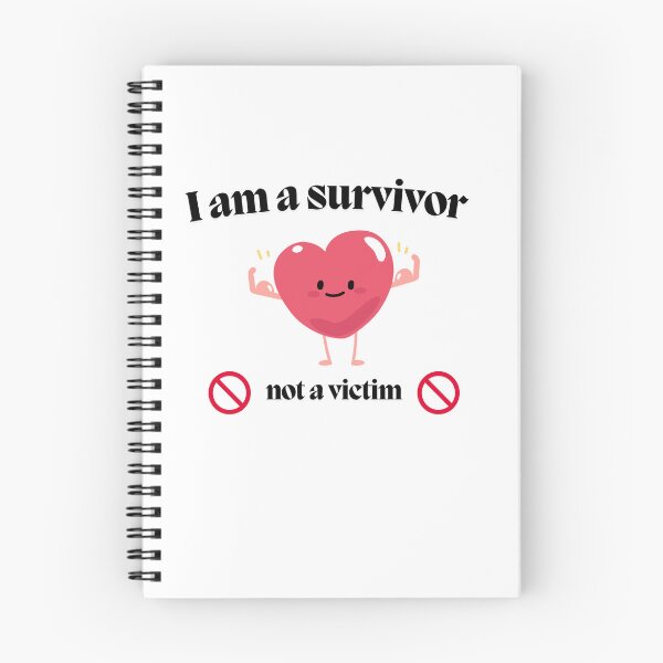 Item preview, I am a survivor not a victim design designed and sold by Studio Chic by Rooh.