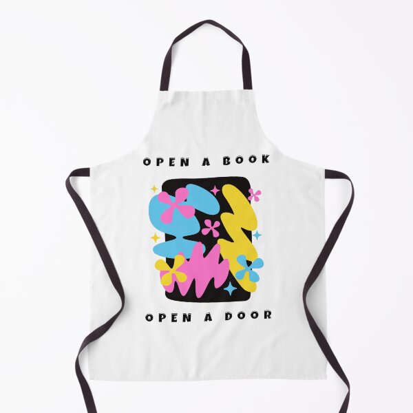 Item preview, Open A Book Open A Door Retro Groovy Reading Quote designed and sold by Simon-art-land.