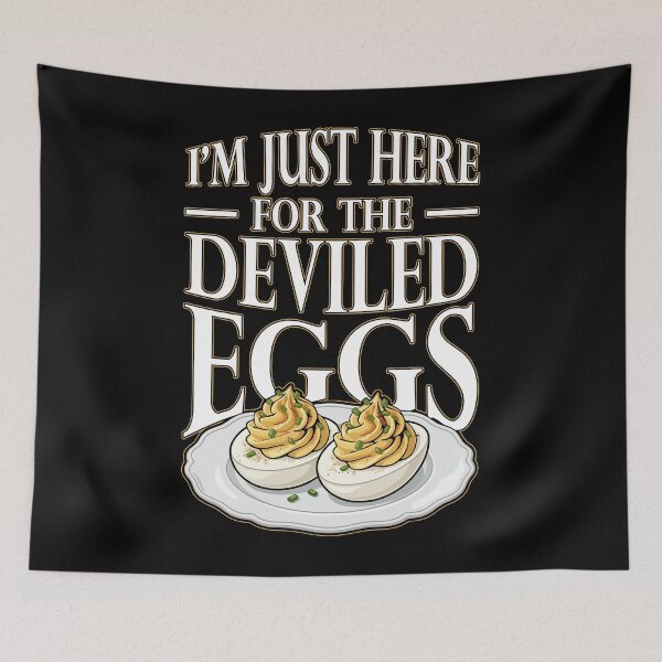 Item preview, Just Here For The Deviled Egg Thanksgiving designed and sold by ShirTomDesigns.