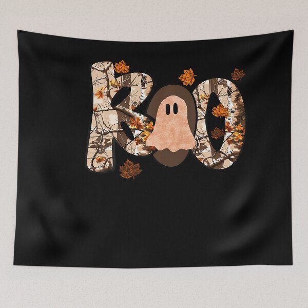 Item preview, Boo Ghost Autumn Leaves Camo Fall Halloween designed and sold by Teansnack.