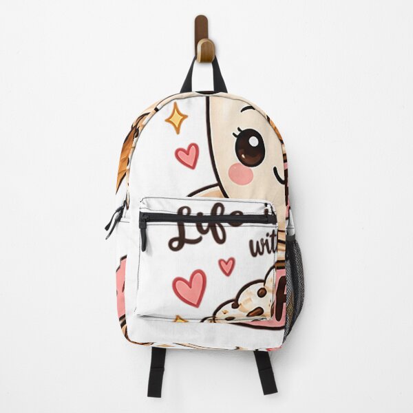 Item preview, Life Is Better With Coffee | Cute Kawaii Coffee & Cookie Lover designed and sold by Sara-Ai.