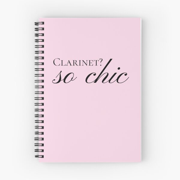 Item preview, Clarinet? So chic. Elegant, funny, musician designed and sold by BlakeleyB.
