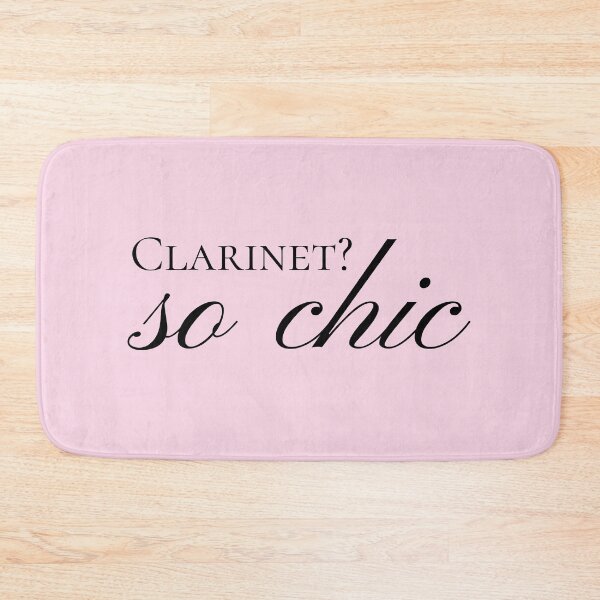 Item preview, Clarinet? So chic. Elegant, funny, musician designed and sold by BlakeleyB.