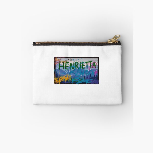 Item preview, The raven cycle Welcome to Henrietta sign with graffiti covering it  designed and sold by Corvi.Et.Vulpes.