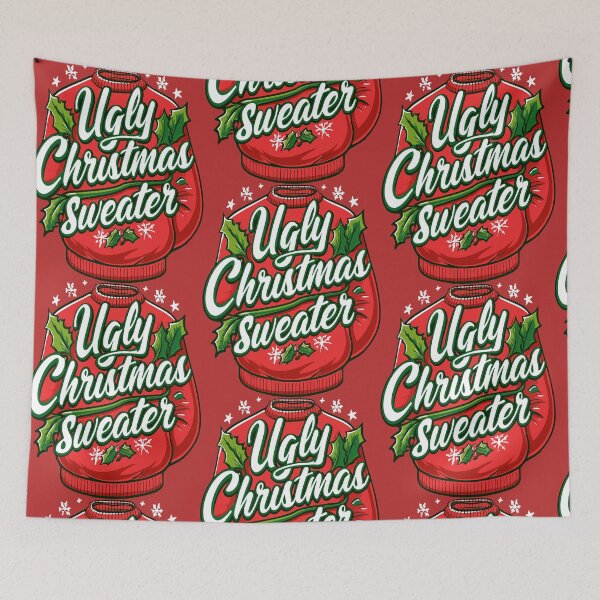 Item preview, Mistletoe on an Ugly Christmas Sweater Design designed and sold by RichardRags.