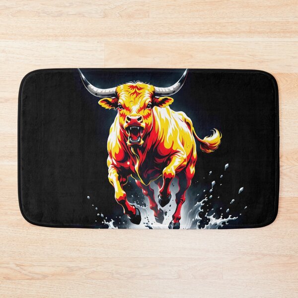 Item preview, Fierce Chinese Zodiac Ox - Dynamic Bull Art designed and sold by ARabbitHole.