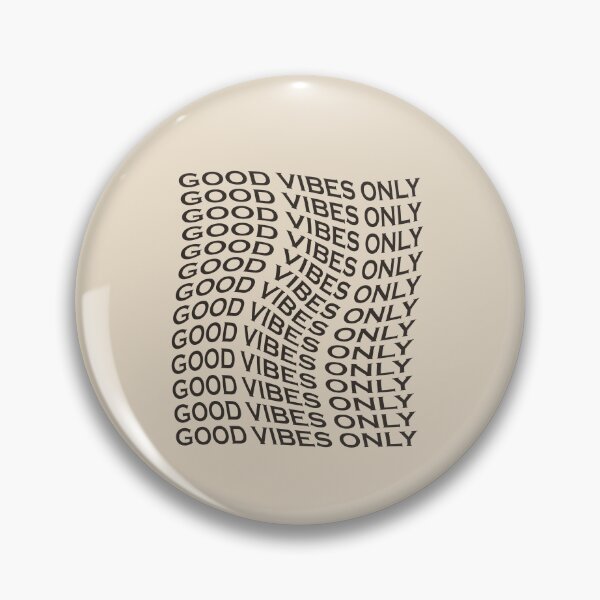 Item preview, Good Vibes Only Retro Waves lettering designed and sold by Ocean4Drive.