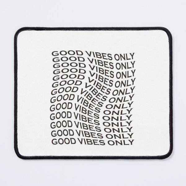 Item preview, Good Vibes Only Retro Waves lettering designed and sold by Ocean4Drive.