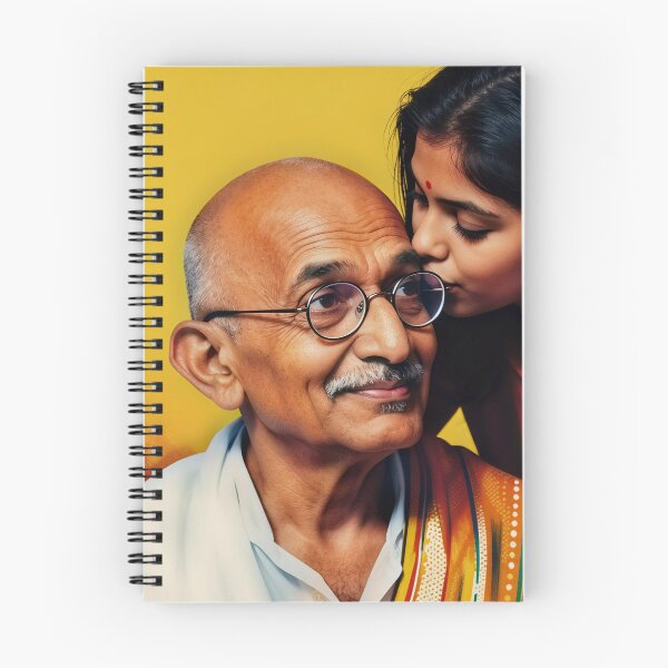 Item preview, Kiss for Ghandi designed and sold by DOXYBLUE.