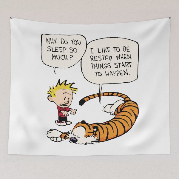 Item preview, Сalvin and Hobbes Sleep designed and sold by Nikita Abakumov.