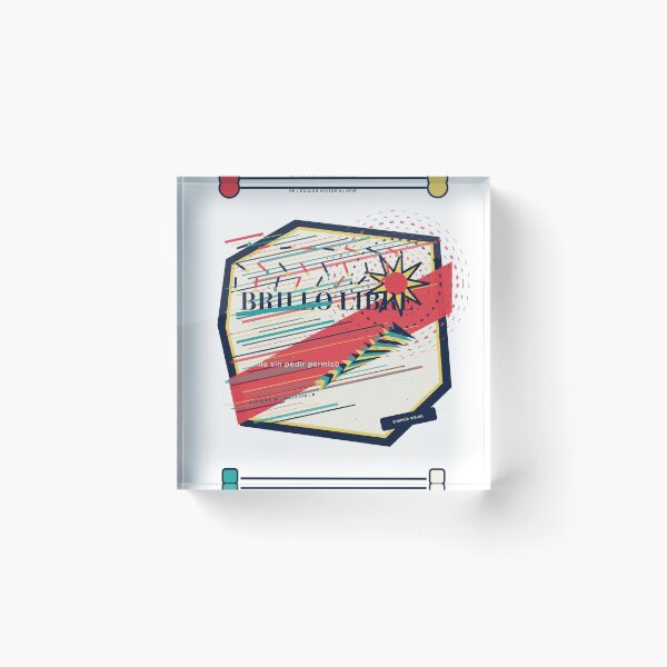 Item preview, Brillo Libre Bold Spanish Poster designed and sold by NiloStudio.