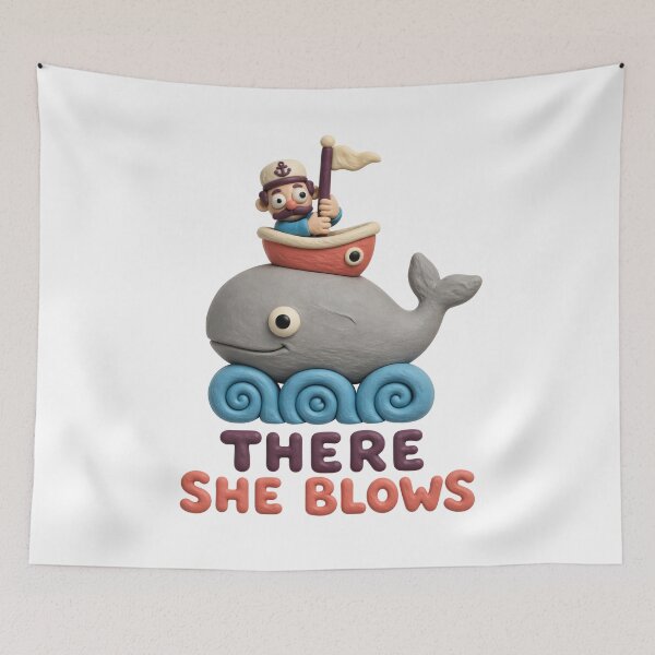 Item preview, Moby Dick: There She Blows Clay Sailor Chase designed and sold by Fenay Designs.