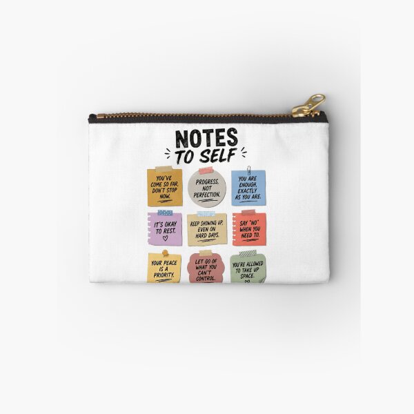 Item preview, Notes To Self Self Care Motivation Mental Health Affirmations Personal Growth designed and sold by HumansStuck12.
