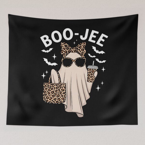 Item preview, Boo Jee Ghost Coffee Coquette Bow Halloween designed and sold by Teansnack.