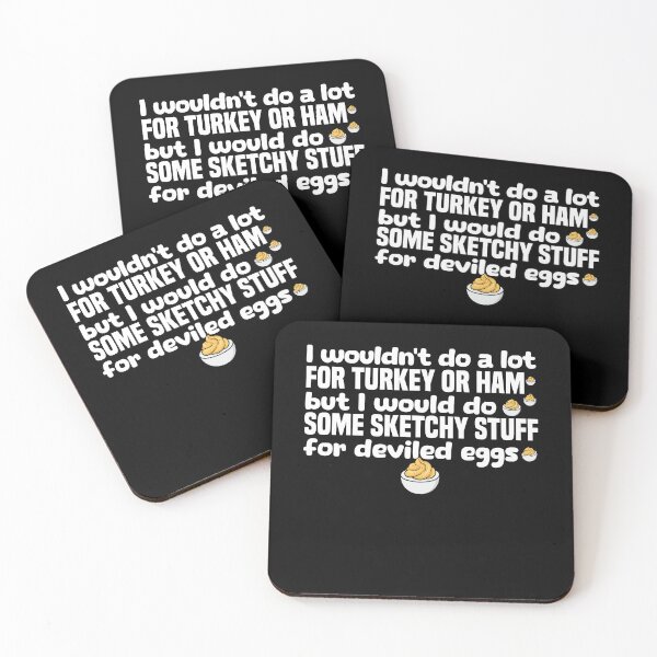 Item preview, Funny Deviled Egg Saying Thanksgiving designed and sold by ShirTomDesigns.