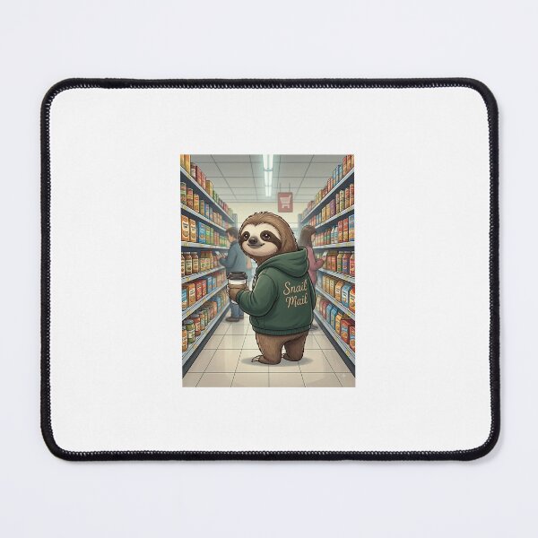 Item preview, Urban Sloth Waiting in Supermarket Funny Animal T-Shirt designed and sold by Julia9632.