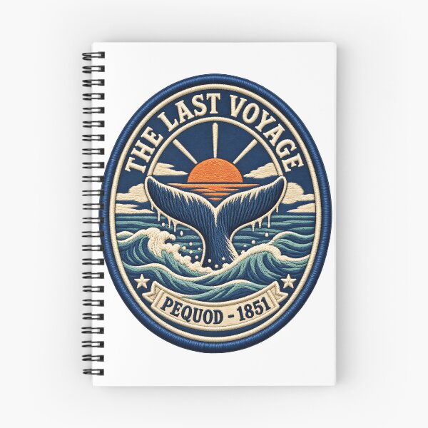 Item preview, Moby Dick: The Last Voyage Embroidered Patch designed and sold by Fenay Designs.