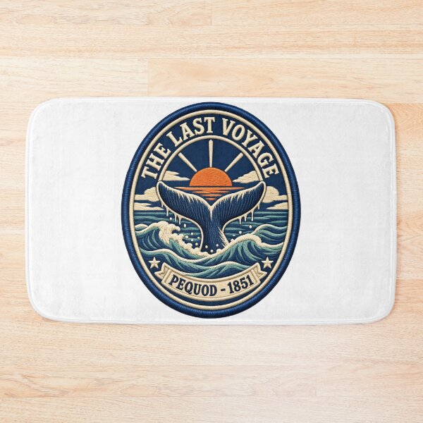 Item preview, Moby Dick: The Last Voyage Embroidered Patch designed and sold by Fenay Designs.