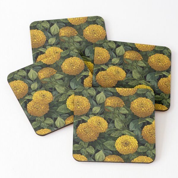 Item preview, Colorful Zinnia Print  - Birth Flower Pattern - Gifts For Girlfriend designed and sold by RoyalStarsPatts.