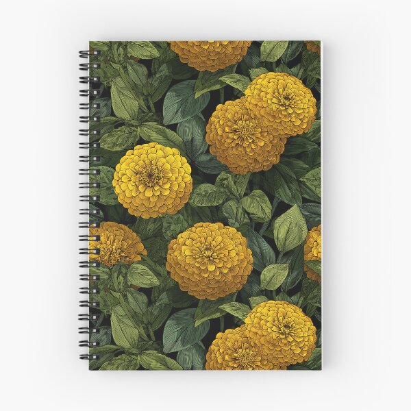 Item preview, Colorful Zinnia Print  - Birth Flower Pattern - Gifts For Girlfriend designed and sold by RoyalStarsPatts.