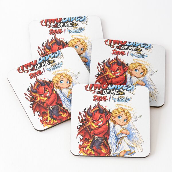 Item preview, Two Sides of Me – Angel and Devil designed and sold by ArtSpark Studio.