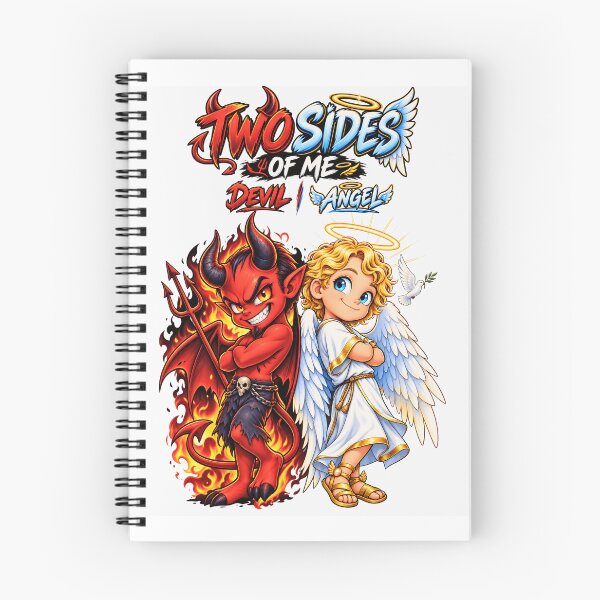 Item preview, Two Sides of Me – Angel and Devil designed and sold by ArtSpark Studio.