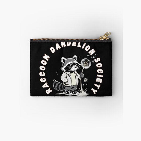 Item preview, Raccoon Dandelion Society Cute Nature Streetwear designed and sold by Creative-Sanc.
