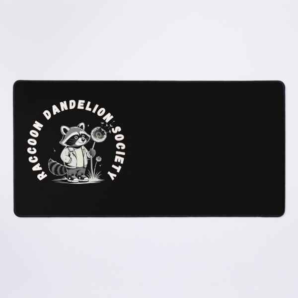 Item preview, Raccoon Dandelion Society Cute Nature Streetwear designed and sold by Creative-Sanc.